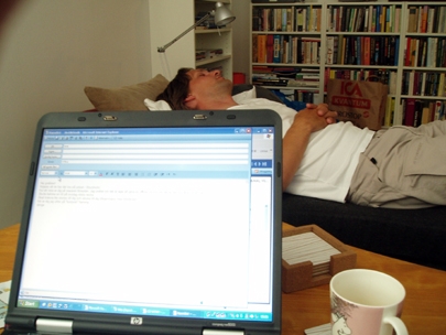 back the home office not everyone found my work interesting ...