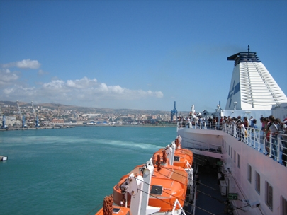 leaving Italian Peninsula...