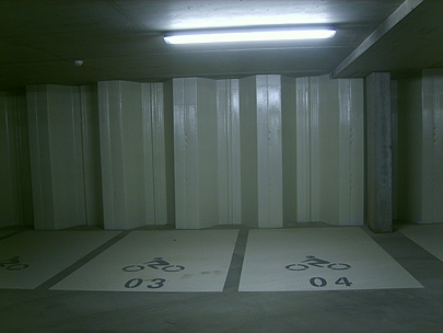 a head as a cemetry garden