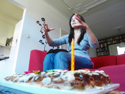 the traditional cake