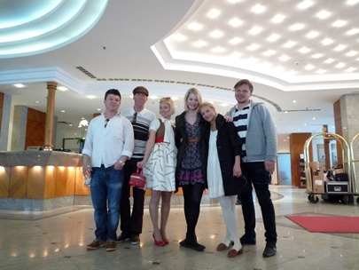 top star friends in five star hotel