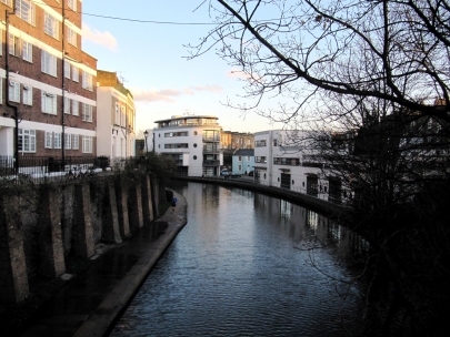 view of the canal: 50 metres from home