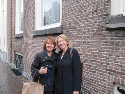 with Winnie after Schlemmer's lunch 