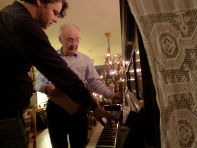 a piano with history