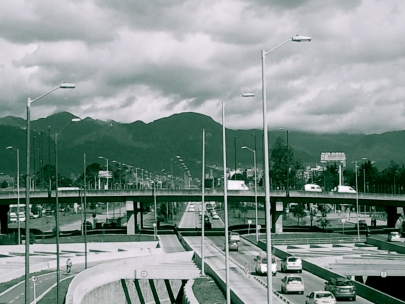 one of the city's views.The eastern Andes arm