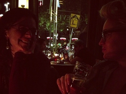 patri and guada in amsterdam!