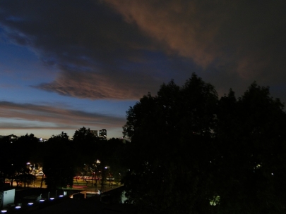 Inspiring sunset from my kitchen window