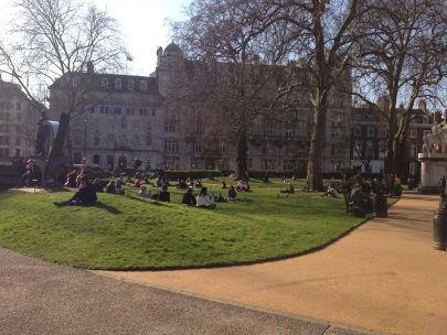 First sunny day of the year
