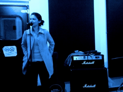 My Cousing  and Band Mate, Maria Helena.