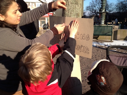 Young peace activists