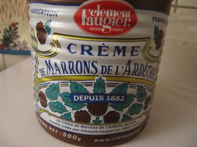 pierrette gave me my favorite mashed chestnuts 