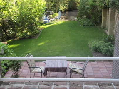 from the house till the barn