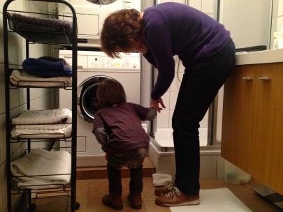 enjoying the machine