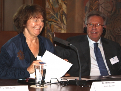 with Gianni Bucquicchio in the Dutch Senate 