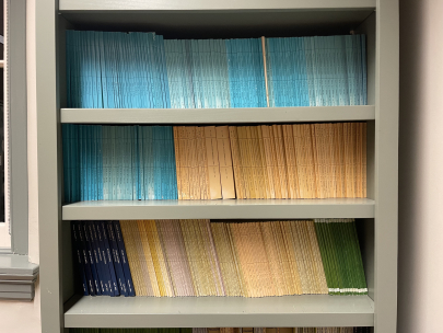 working in the seminar room