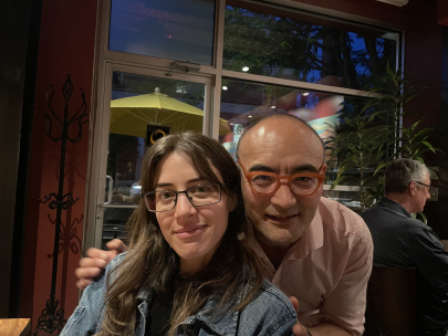 devin and lama trading glasses